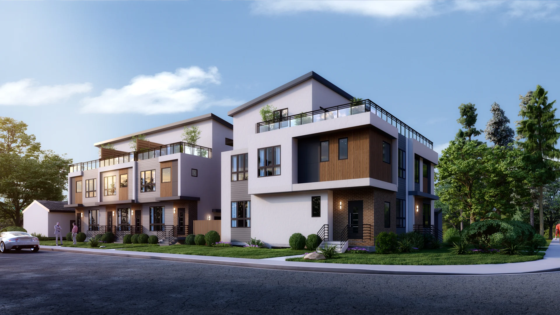 Architectural rendering of Shaganappi 1445