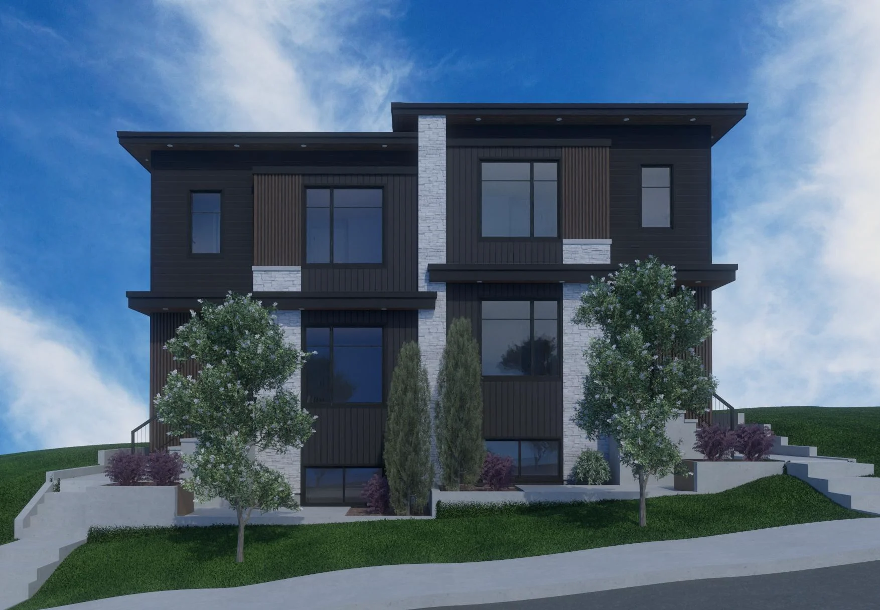 Architectural rendering of Parkhill 3805